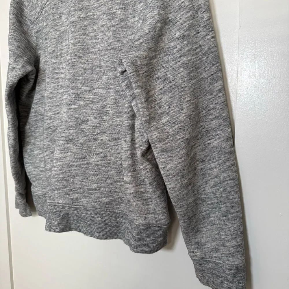 Michael Stars Sweatshirt Womens Size M Gray Front Pocket Pullover Casual Comfort - Picture 8 of 13